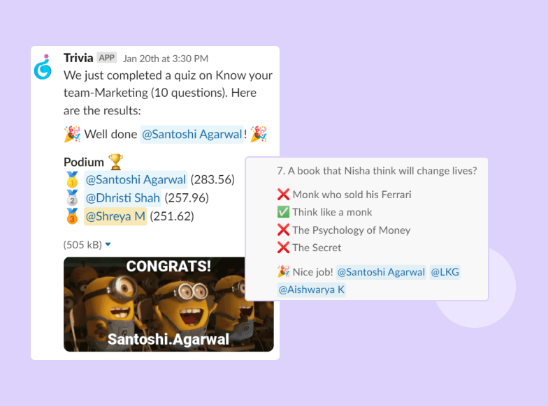 Custom Quizzes Trivia